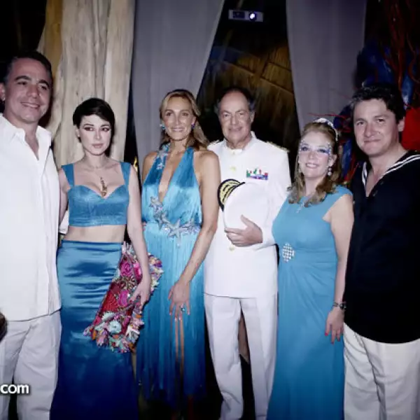 Ricardo Obert, Lia Ferre, Alejandra Alemán, Alfredo Brener, Angie Alemán y Enrique Costemalle
