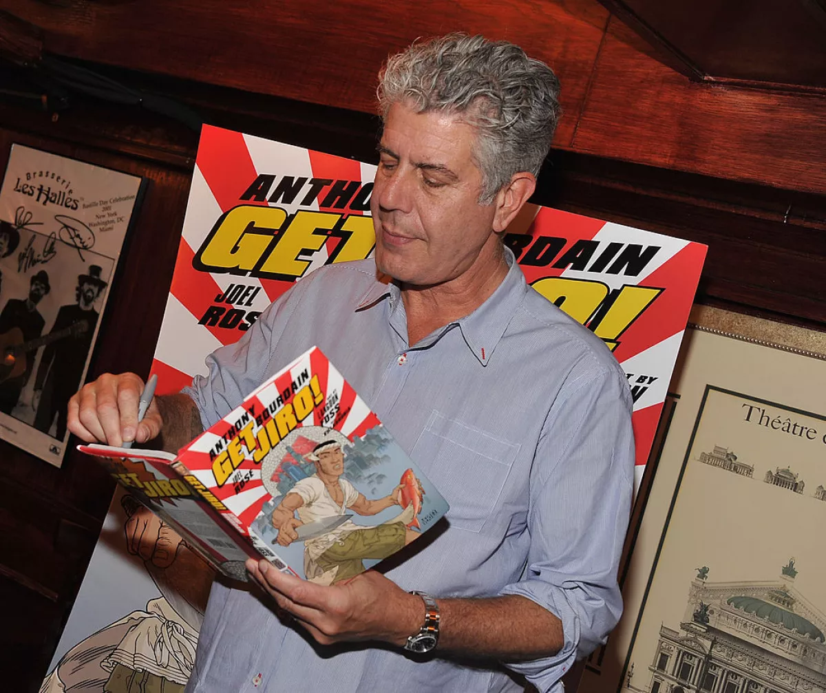 Anthony Bourdain And Joel Rose "Get Jiro!" Book Launch Party
