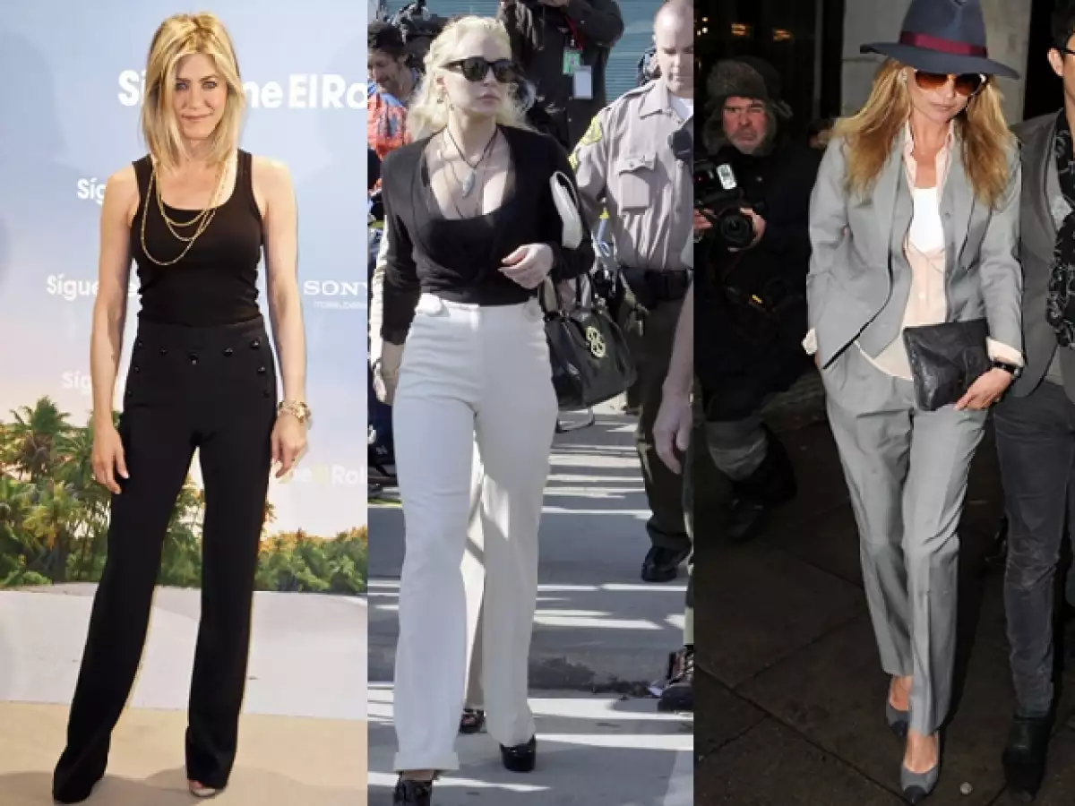 Jennifer Aniston, Lindsay Lohan y Kate Moss