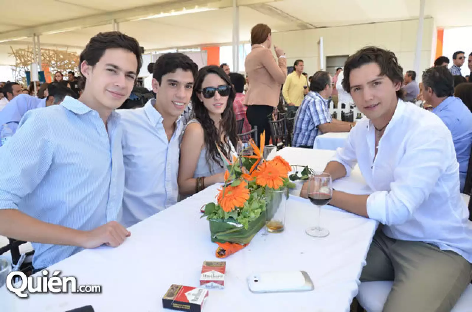 Ulises Ruiz, Carlos y Andrea Topete y Diego González