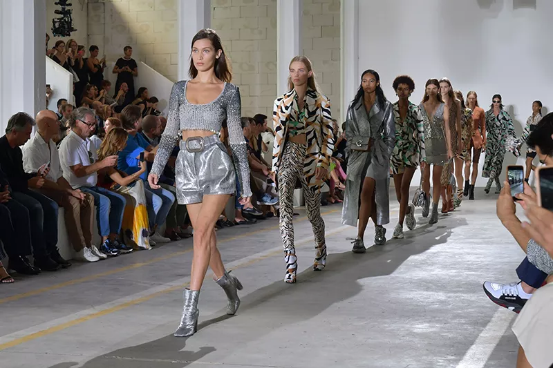 Roberto Cavalli show, Runway, Spring Summer 2019, Milan Fashion Week, Italy - 22 Sep 2018