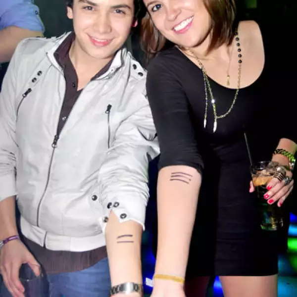 Rubén Pedraza y Gaby de la Re