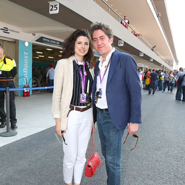 Carmen Fernández Santa Cruz y Juanito Ascencio