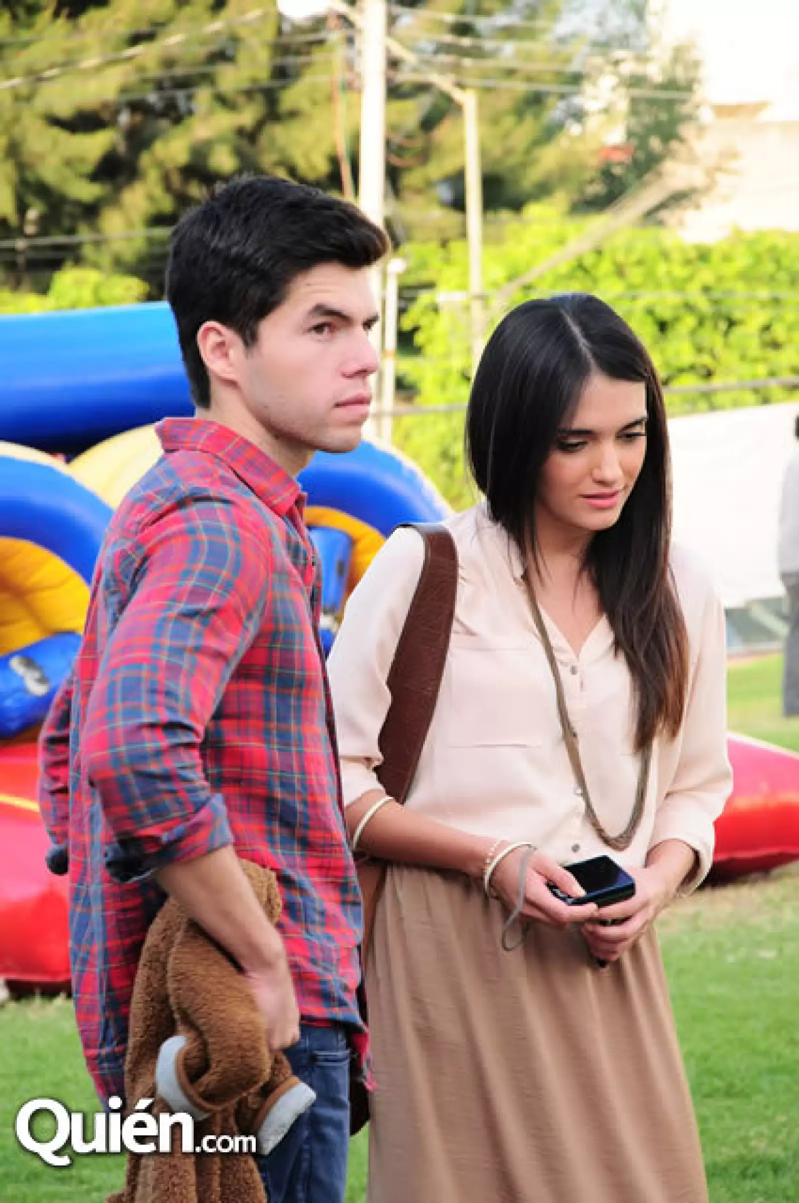 Rody Gómeza y Paula Infante