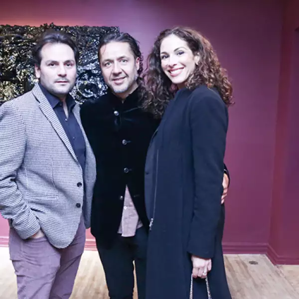 Gerardo Sarur, Ricardo y Carolina Reyes