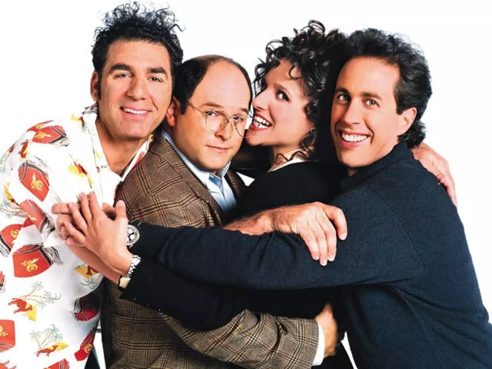 Cualquiera del elenco de `Seinfeld´ son candidatos para sacar sonrisas pues esta comedia neoyorkina era tan simple que por eso nos hacía reír.