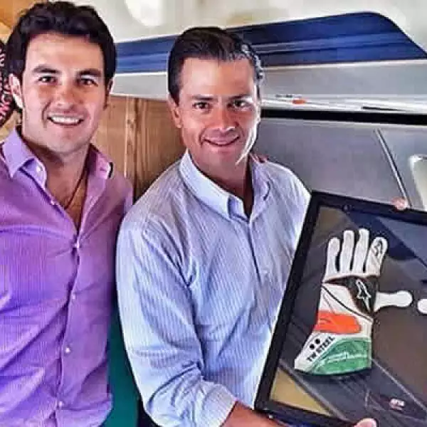 El llamado ‘Checo’ y Peña Nieto se agradecieron mutuamente la compañía a través de redes sociales.