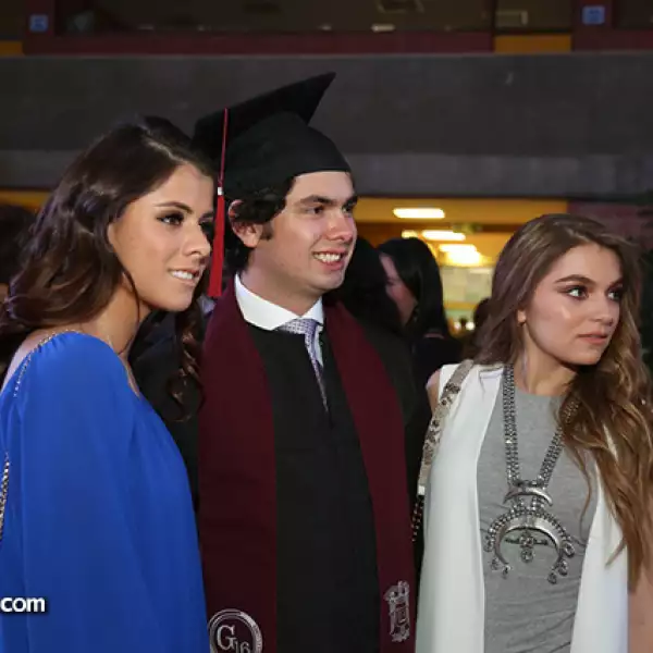 Paulina Peña, Alejandro Peña y Sofía Castro