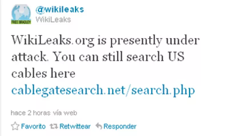 Varios intentos fueron hechos por ver la página de WikiLeaks, y todos fueron inútiles. (Foto: Especial)