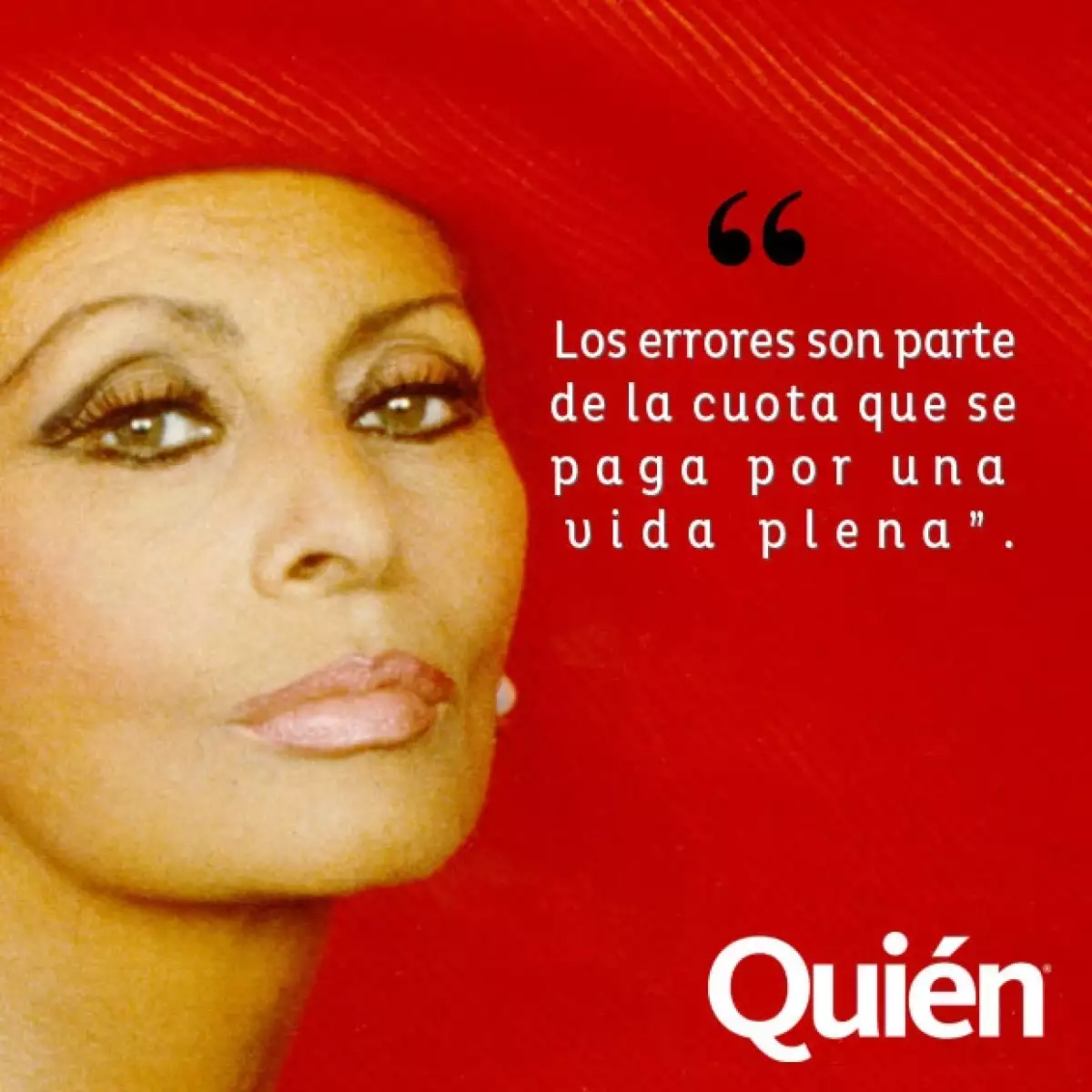 Sophia Loren.