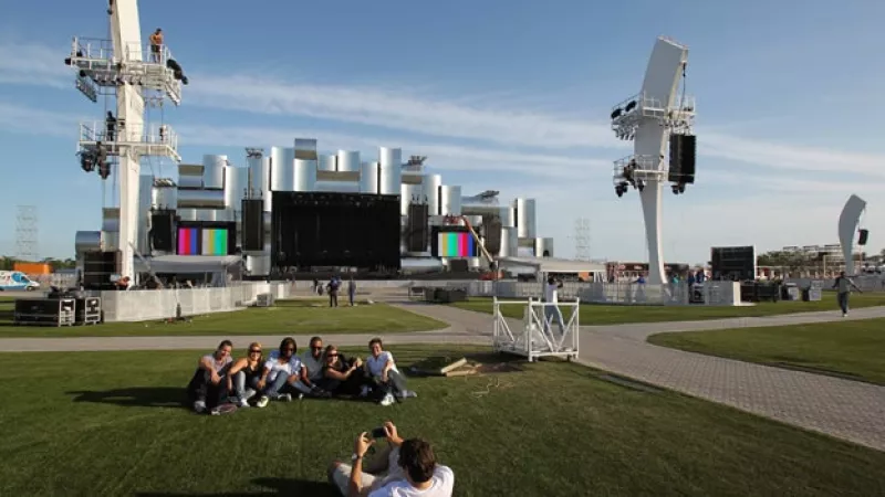 asistentes al rock in rio se preparan