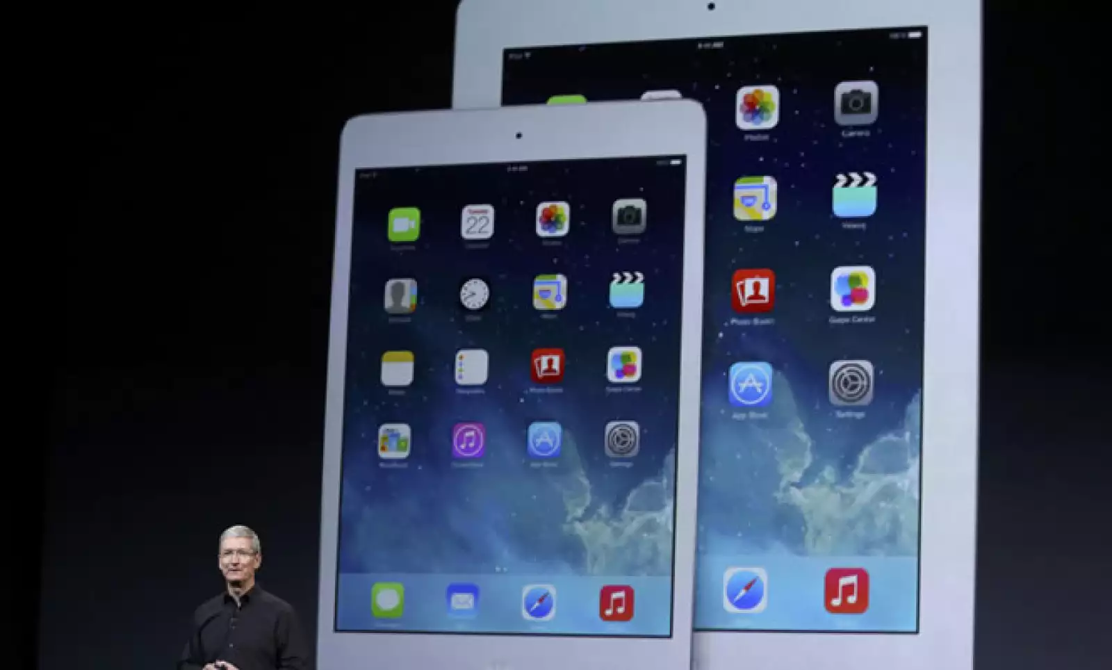 La firma lanzó además un nuevo iPad de su variante "mini" con "pantalla retina"