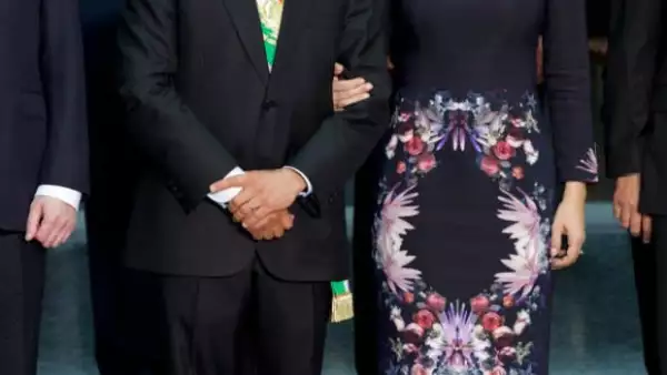 Este martes se llevó a cabo el Segundo Informe del presidente de México en Palacio Nacional, al cual asistieron funcionarios, empresarios y por supuesto los hijos y la esposa del presidente.