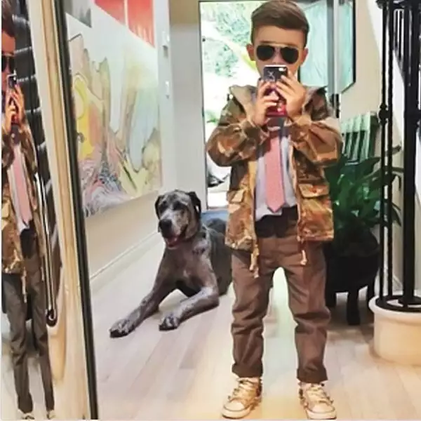 Alonso Mateo, el niño fashionista.