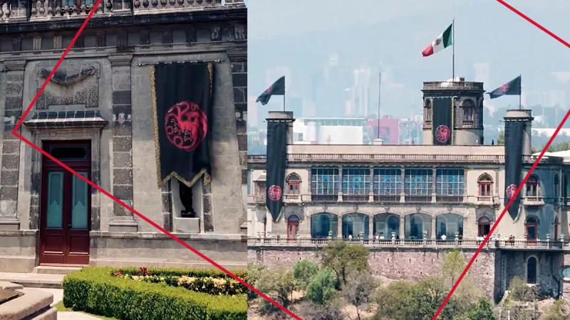 House of the Dragon se apodera del Castillo de Chapultepec
