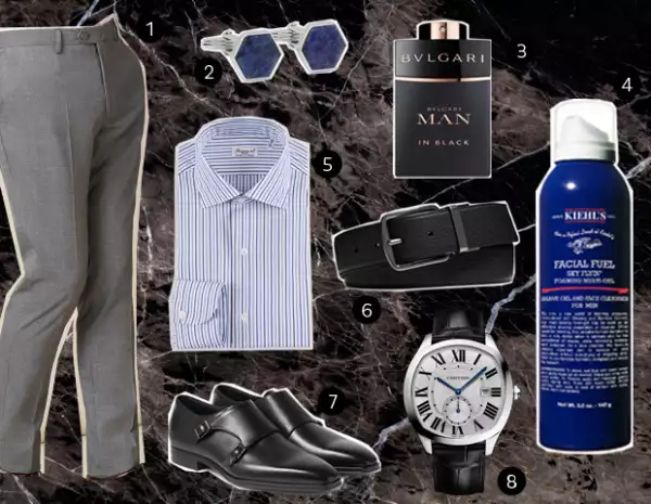 Convierte un look de oficina en uno para un coctél al mezclar piezas formales con casuales.