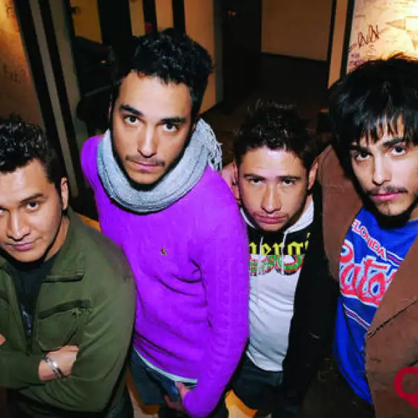 Pepe Damían, Rodrigo Dávila, Rubén Puentes, Billy Méndez, integranes del grupo Motel