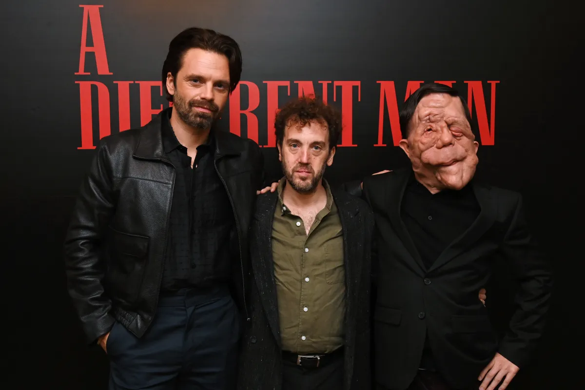 Sebastian Stan, Aaron Schimberg y Adam Pearson. 