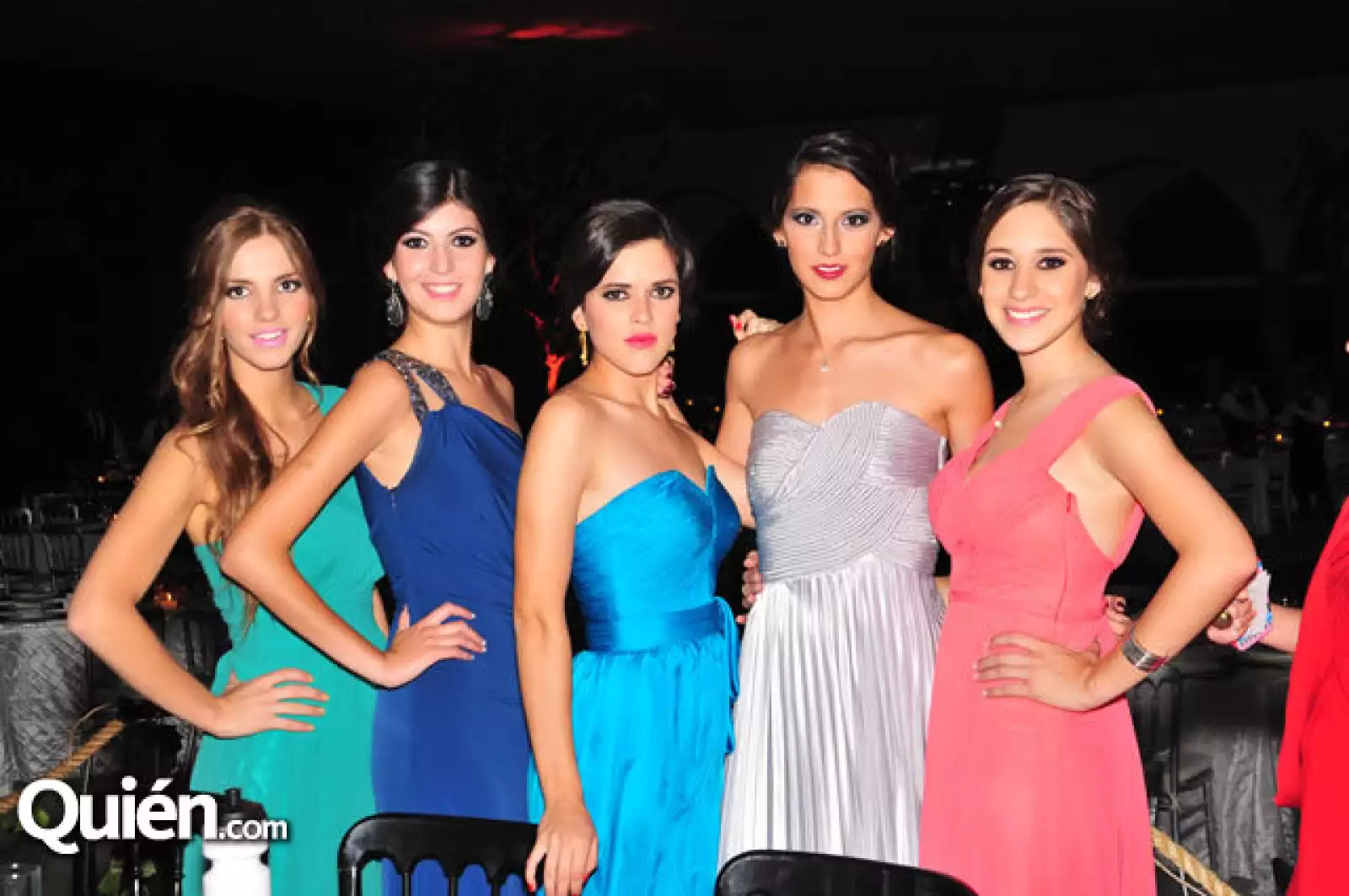 Marisa Barba, Regina Minakata, Inés Plasencia, Paulina Chávez y Tere Mora