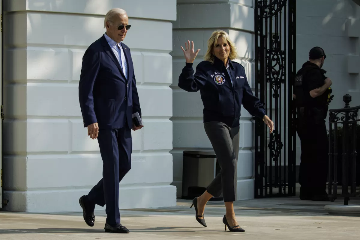 El presidente Joe Biden y la primera dama Jill Biden