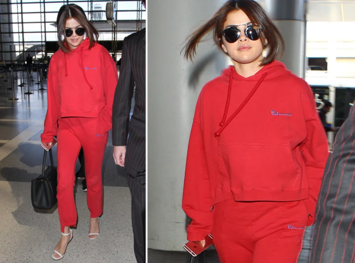 La cantante arribó al aeropuerto de la capital francesa acaparando miradas más que nunca, en especial por su outfit rojo que resultó más costoso de lo que nos imaginábamos.