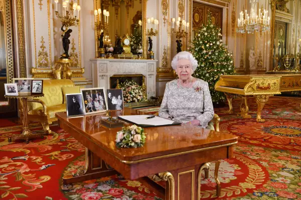 Queen Elizabeth II Delivers Her Christmas Speech