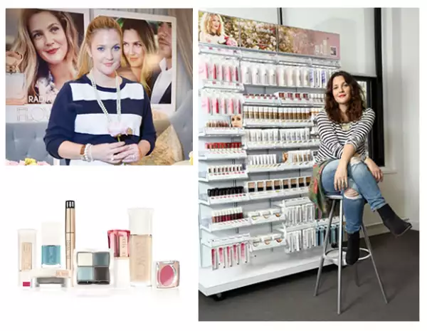 Drew Barrymore es la única imagen y publicidad de Flower Beauty.