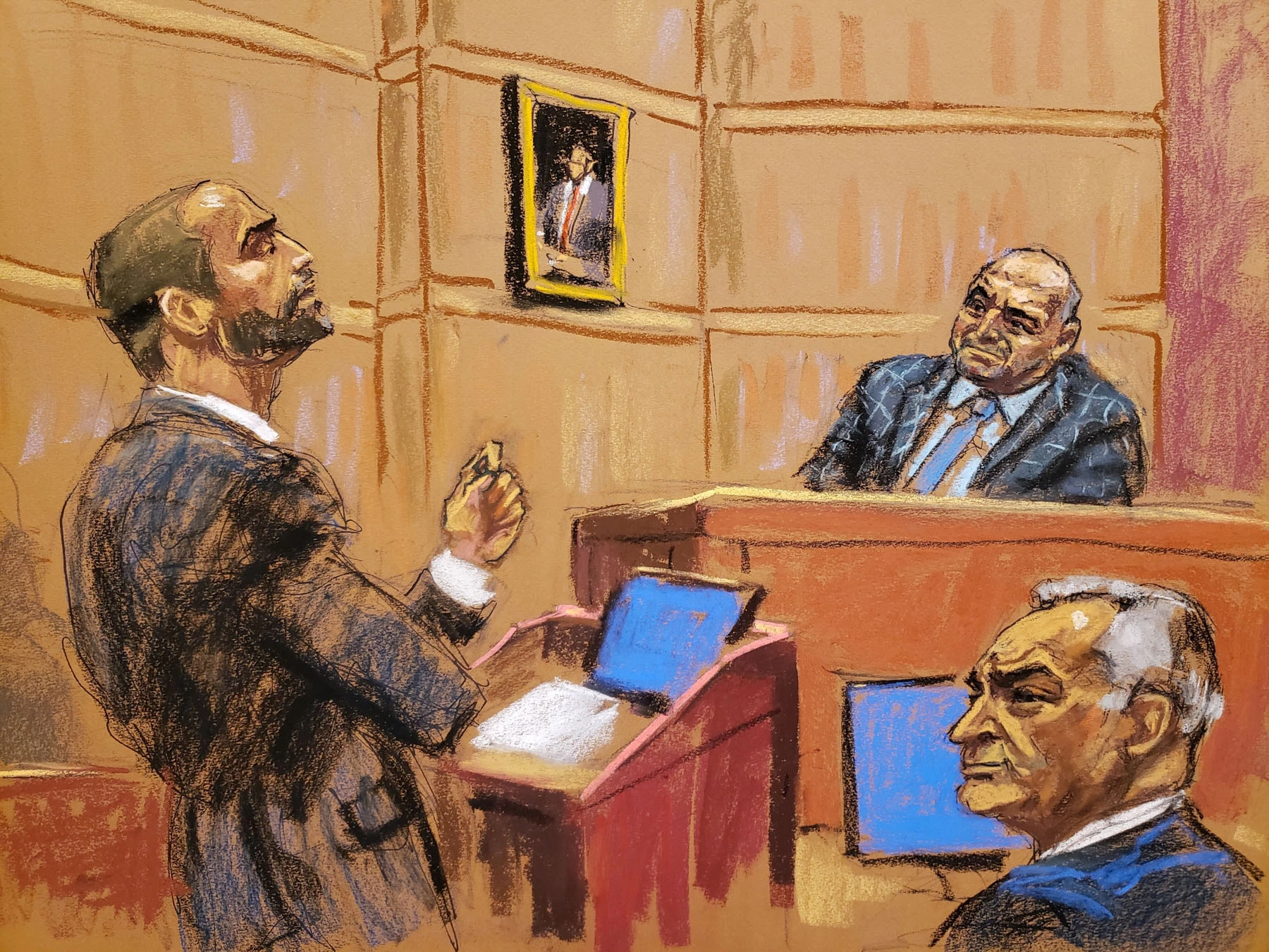 Former Mexican drug czar heads to trial accused of aiding El Chapo