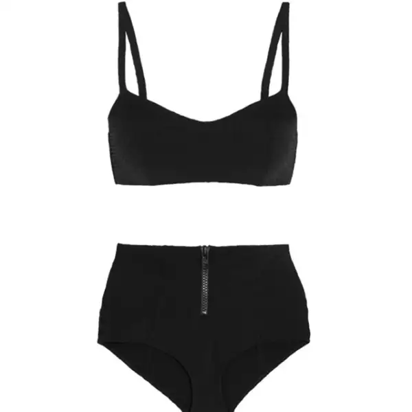 Lisa Marie Fernandez: Genevieve Seersucker Bikini. net-a-porter.com