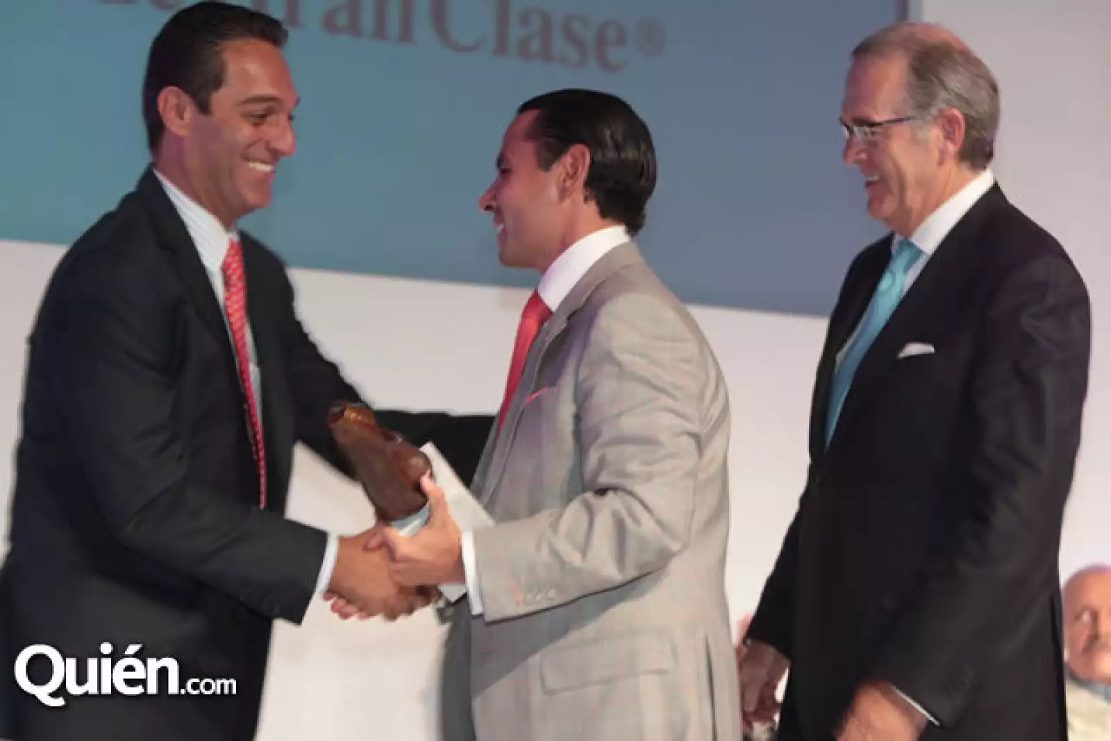 Carlos Slim, Federico López Otegui y Víctor Gordoa