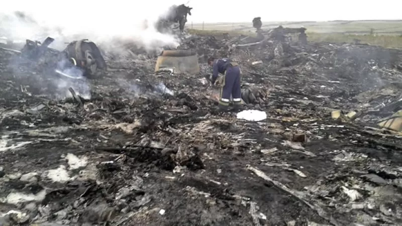 El vuelo procedente de Ámsterdam llevaba 295 personas a bordo. El presidente Poroshenko dijo que no descartaba que el avión fuera derribado