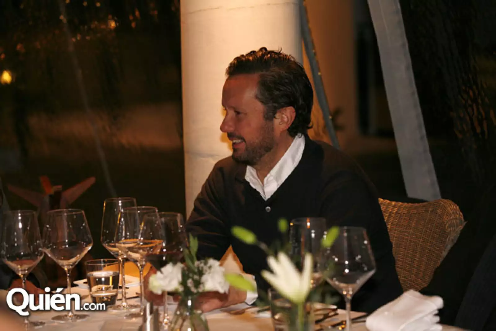 Eduardo Prieto en el restaurante Moxi del Hotel Matilda