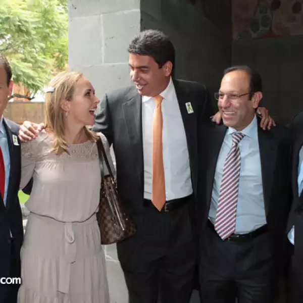 Luis Alverde,Adriana Castro,Arturo Elias Ayub,Marco Antonio Slim,Patricio Slim