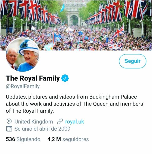 Twitter The Royal Family