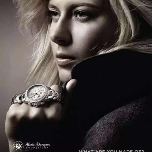 La tenista Maria Sharapova representa a la casa relojera TAG Heuer.