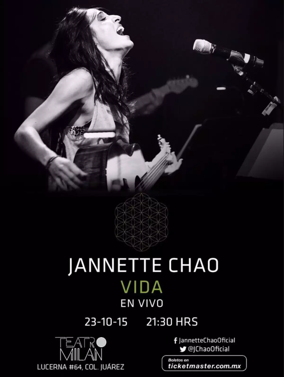 Quedan pocos boletos disponibles para el concierto Vida.