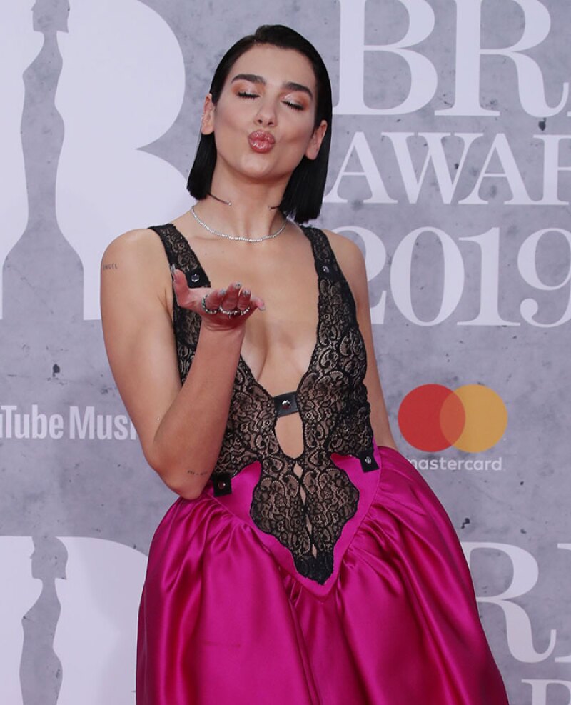 Dua Lipa en BRITs Awards 2019