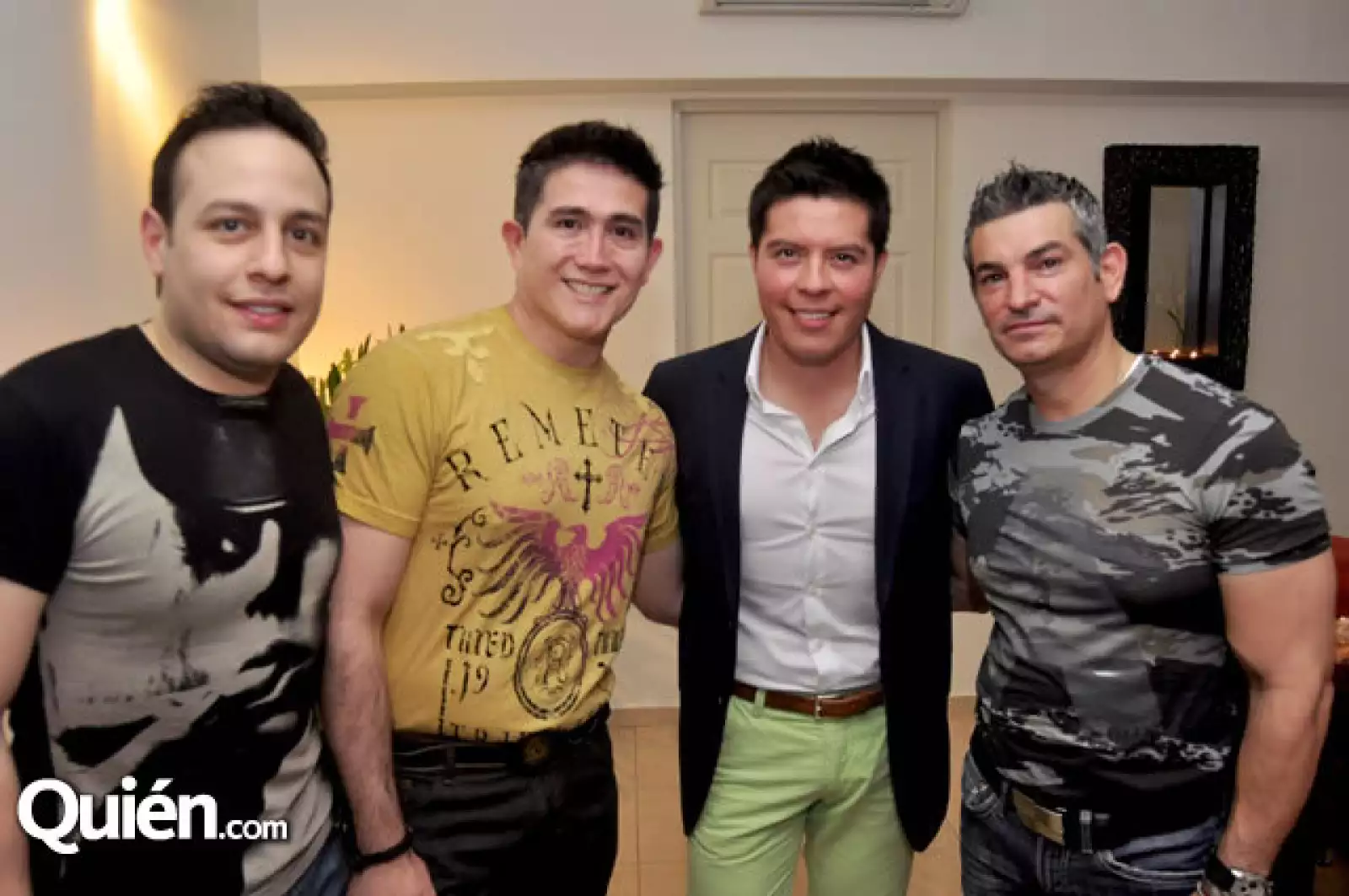 Manuel Villamar, Armando González, Joab Ramírez y Enrique Garza