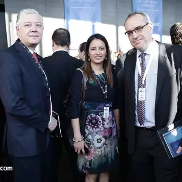 Guillermo Beguerisse, Claudia García y Felipe Watson