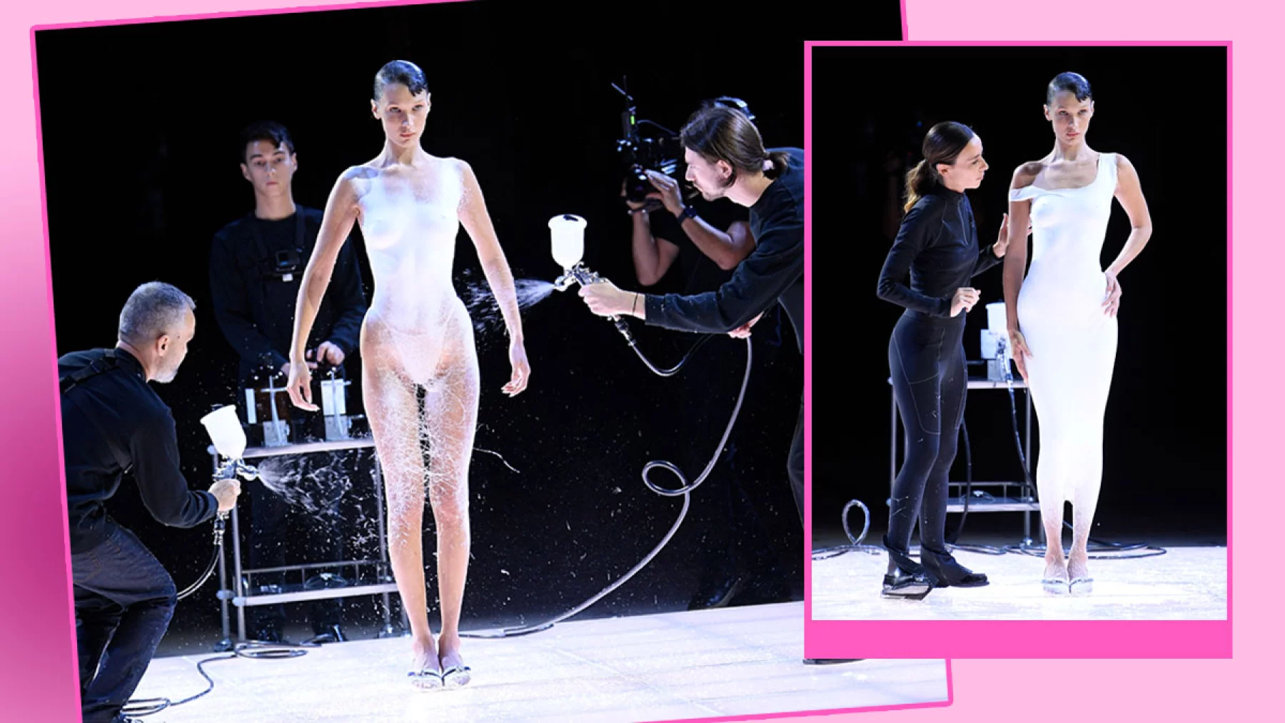 coperni vestido spray bella