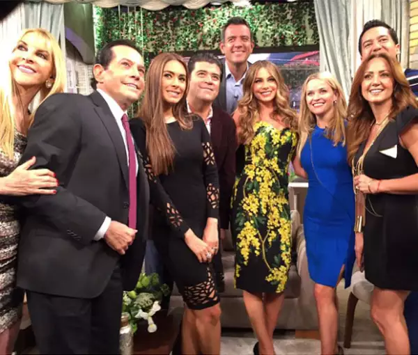 Las protagonistas de Hot Pursuit arribaron al programa Hoy y convivieron con los conductores del programa, especialmente con Andrea y Galilea.