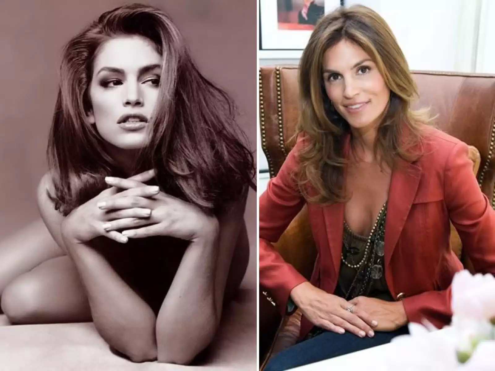 Uno de los sellos más característicos de Cindy Crawford era su lunar y sus romances con famosos hoy llega a los 47 años impulsando a su hija a seguir su carrera.