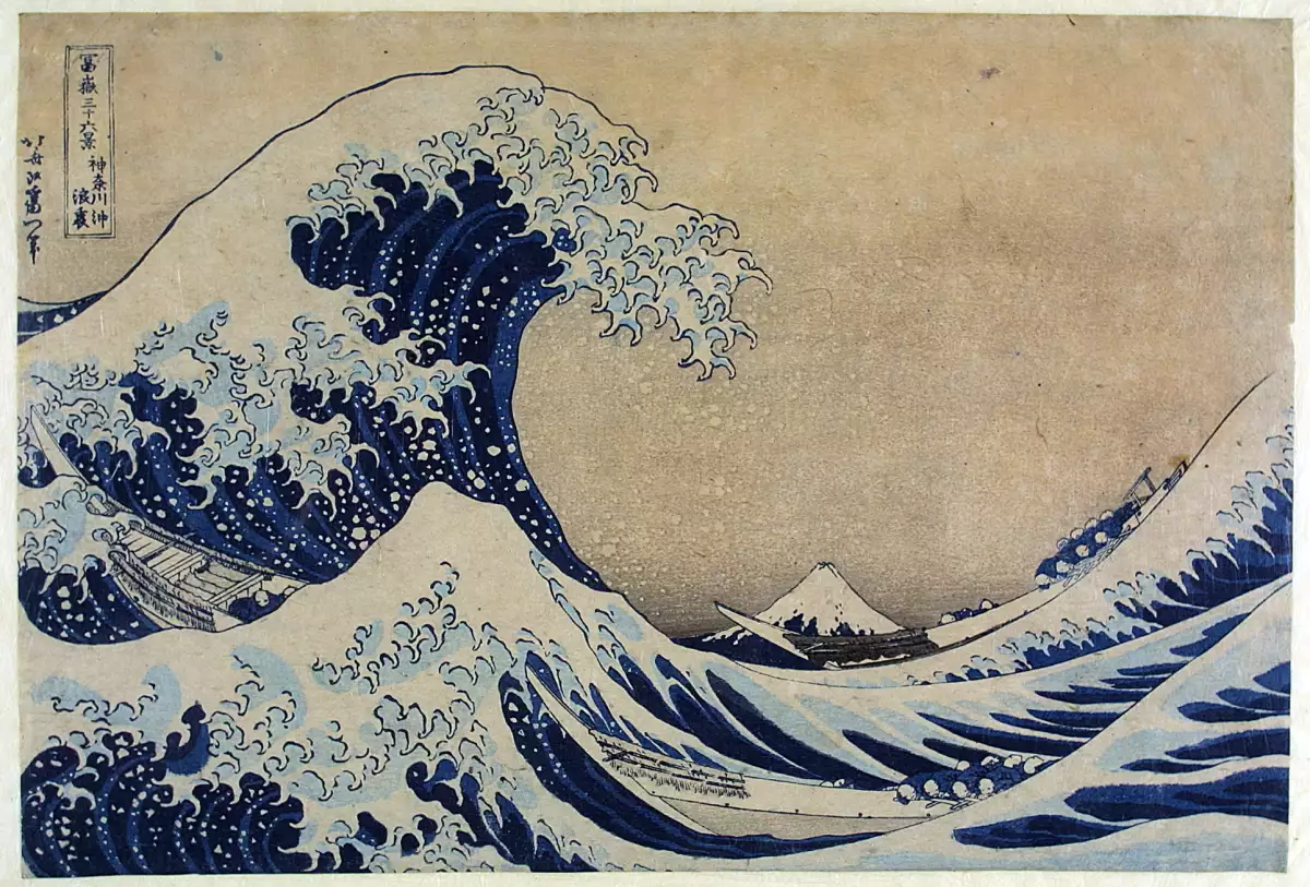 La gran ola de Kanagawa, uno de los grandes atractivos de la exposición Japón: Del mito al manga, en el Franz Mayer. 