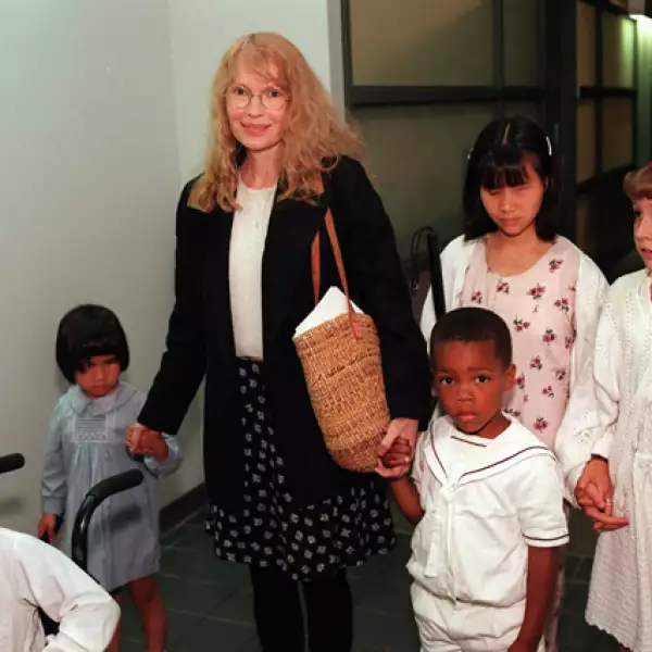 La familia de Mia Farrow.