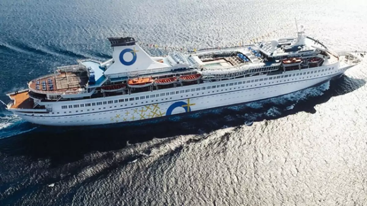 Crucero Ocean Star que sufrió un accidente en su segundo viaje