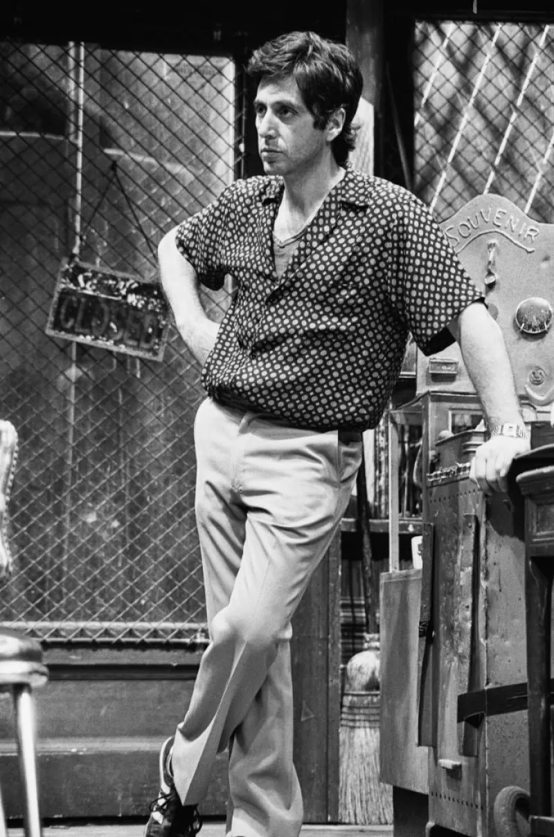 Al Pacino On Stage In 'American Buffalo'