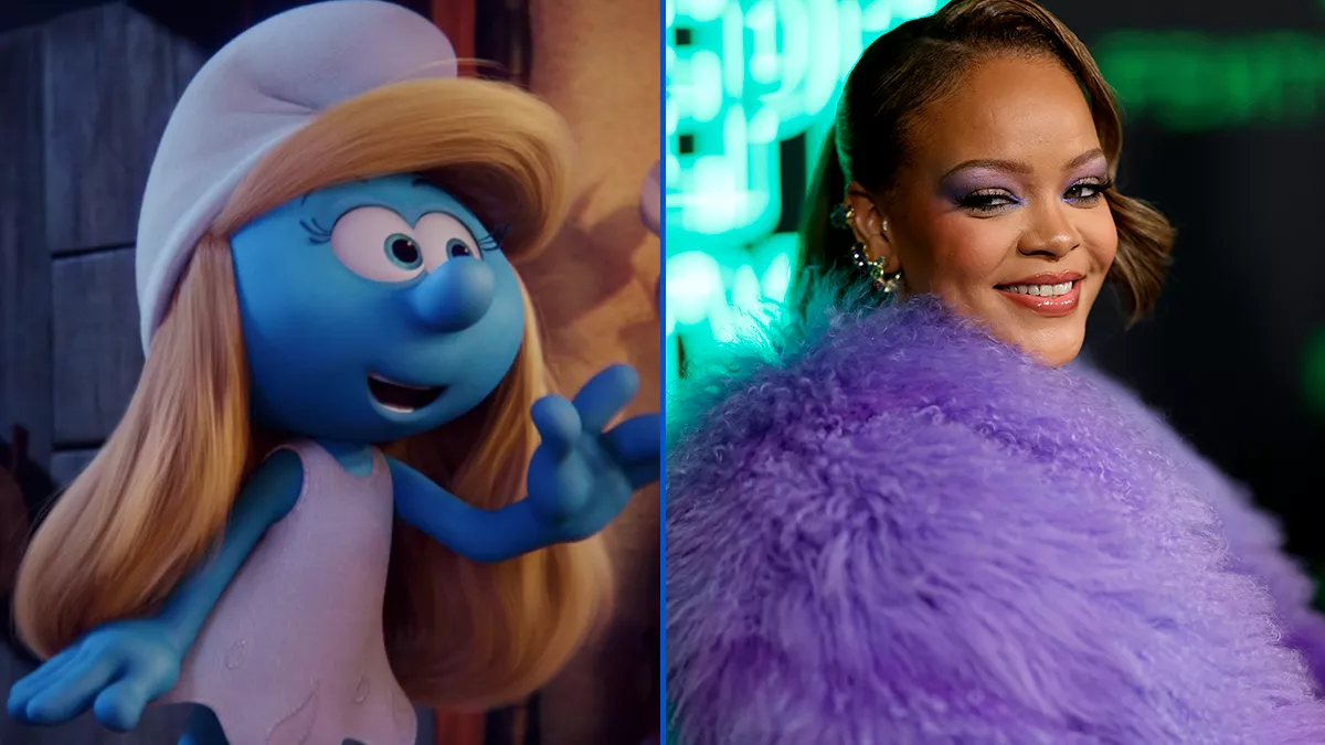 Rihanna anuncia que protagonizará la película de "Los Pitufos"