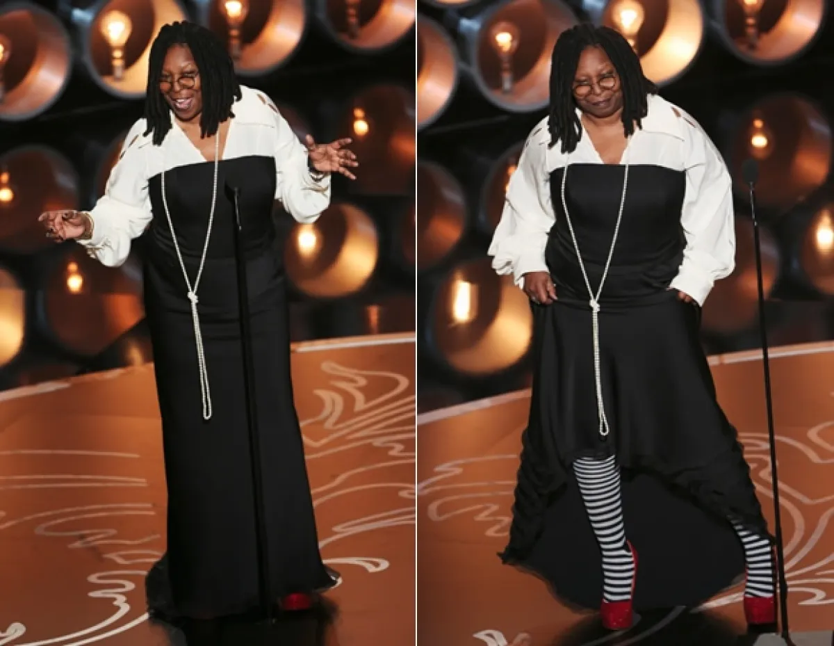 Â¿QuÃ© tal los zapatos de Whoopi?