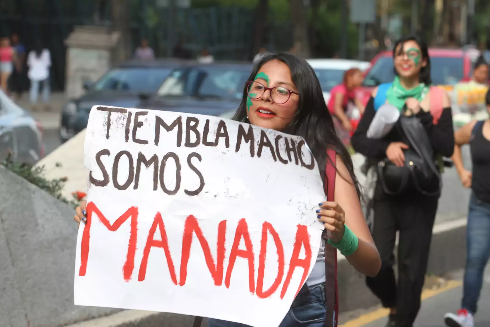 Marcha feminista con motivo del Día Internacional de la Mujer