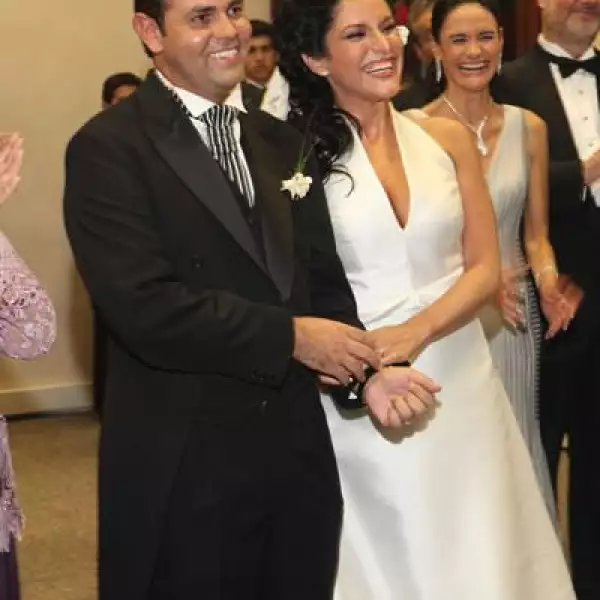 Guillermo Ochoa y Danielle Dithurbide